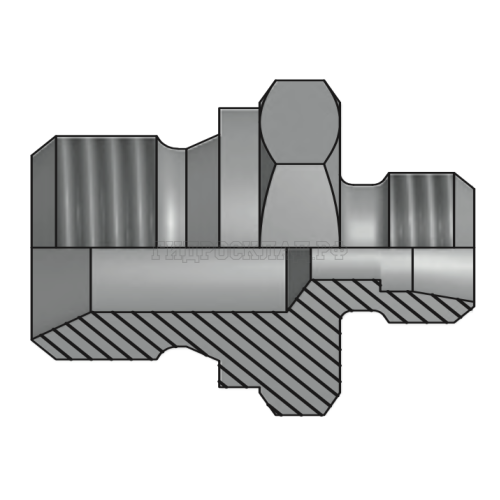 Адаптер ТС P=42 52x2 - BSPP 1.1/4"(ш) SV 60° (Vitillo SPA)