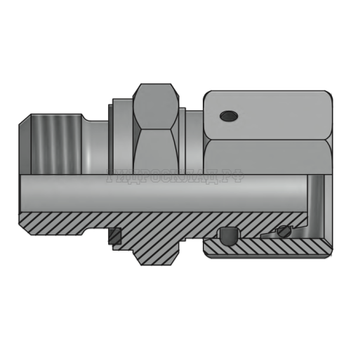 Адаптер DKOL(г) 18x1.5 - BSPP 3/8"(ш) Form E (RASTELLI  RACCORDI s.r.l.)