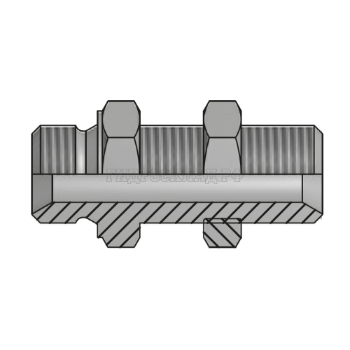Адаптер BSP(ш) 3/8" - BSP(ш) 3/8" проходной (Китай)