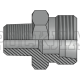 Адаптер ТС P= 8 14x1.5 - BSPT 1/8"(ш) (Vitillo SPA)