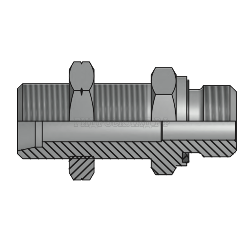 Адаптер ТС P=38 52x2 - BSPP 1.1/2"(ш) Form E проходной (Vitillo SPA)