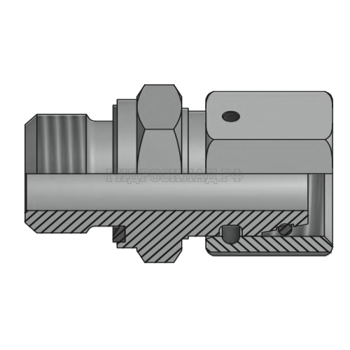 Адаптер DKOL(г) 16x1.5 - Metric 14x1.5(ш) Form E (Vitillo SPA)