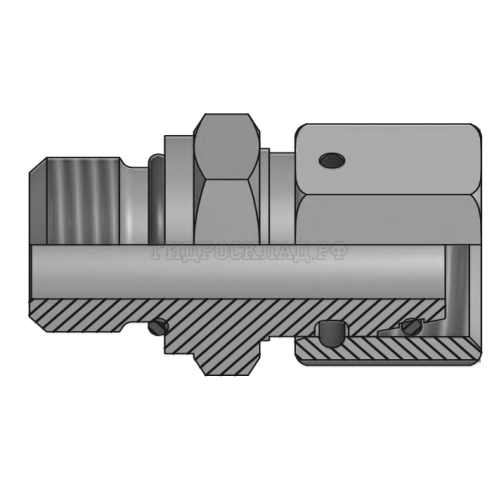 Адаптер DKOL(г) 36x2 - NPT 1"(ш) (Vitillo SPA)