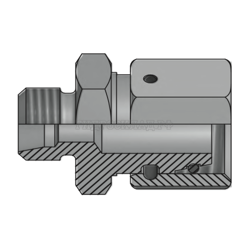 Адаптер ТС P= 8 14x1.5 - DKOL(г) 18x1.5 (Vitillo SPA)