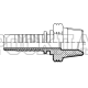Фитинг NPTF (ш) 1/8" DN=08 (Китай)