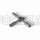 Фитинг тройник под PTFE рукав DN=03мм нерж. (одночастный) (Китай)