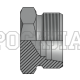 Заглушка CEL P=42 52x2 L=16 (Vitillo SPA)