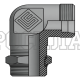 Адаптер ТС 90° P=12 18x1.5 - UNF 9/16"(ш) контргайка (Vitillo SPA)
