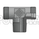 Адаптер ТС тройник P=38 52x2 - BSPT 1.1/2"(ш) (гориз.) (Vitillo SPA)