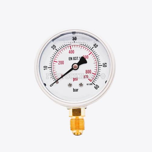 Манометр 63мм 0-60 бар  G1/4 (снизу) (Китай)