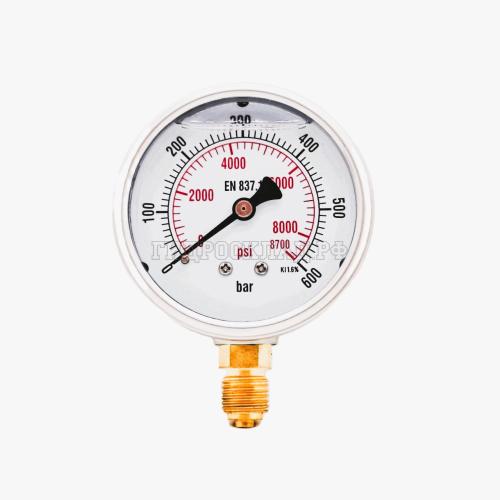 Манометр 63мм 0-600 бар  G1/4 (снизу) (Китай)