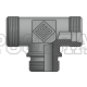 Адаптер ТС тройник P=28 36x2 - Metric 33x2(ш) Form B (гориз.) (Vitillo SPA)
