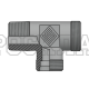 Адаптер ТС тройник P=42 52x2 - BSPT 1.1/2"(ш) (верт.) (Vitillo SPA)