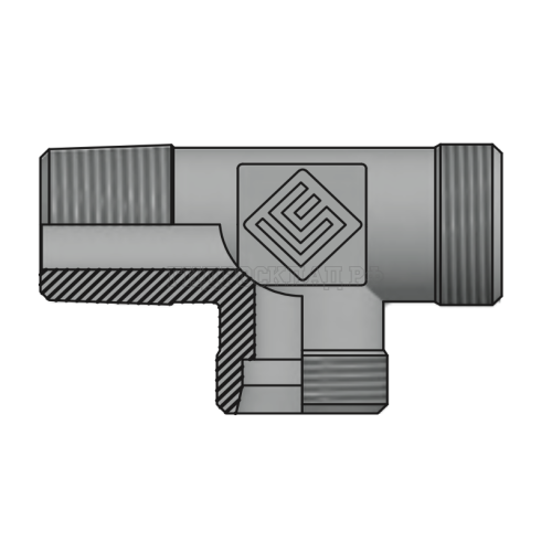 Адаптер ТС тройник P= 6 12x1.5 - NPT 1/8"(ш) (верт.) (Vitillo SPA)