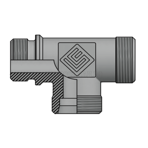 Адаптер ТС тройник P=38 52x2 - BSPP 1.1/2"(ш) Form B (верт.) (Vitillo SPA)