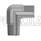 Адаптер 90° BSP(ш) 3/8" - NPT(ш) 3/8" (Китай)