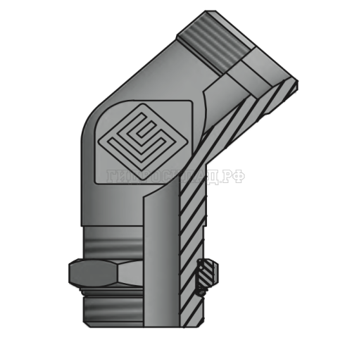 Адаптер ТС 45° P=42 52x2 - Metric 48x2(ш) контргайка (Vitillo SPA)