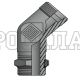 Адаптер ТС 45° P=20 30x2 - Metric 27x2 контргайка+o.r. (верт.) (Vitillo SPA)