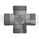 Адаптер ТС крестовина P=42 52x2 (Vitillo SPA)