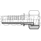 Фитинг ORFS (г) 11/16" DN=06 (0°) (Vitillo SPA)