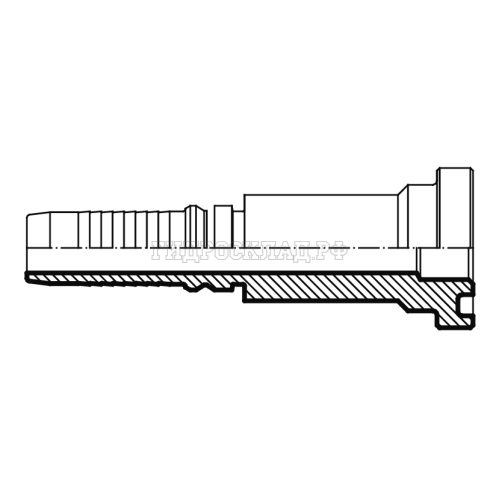 Фитинг SFL D=44.5 DN=20 (0°) InterLock (Vitillo SPA)