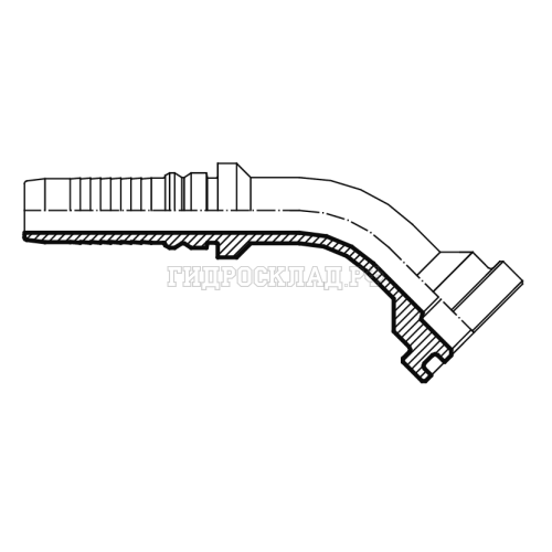 Фитинг SUPERCAT D=41.3 DN=20 (45°) InterLock (Vitillo SPA)