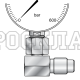 Адаптер манометра G1/2" - с точкой контроля M16x2 (90°) (Mini Press)