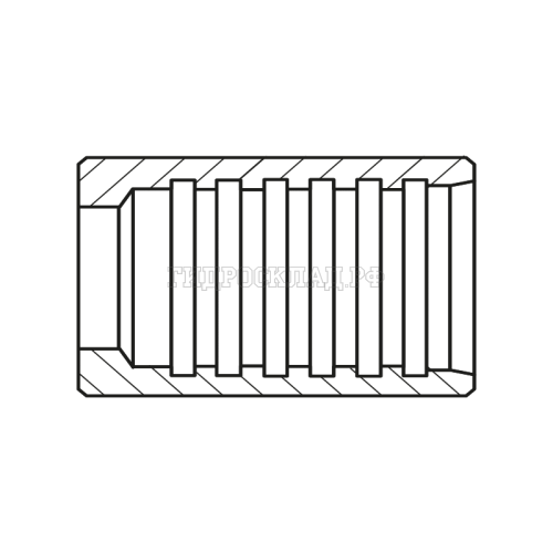 Муфта обжимная Ду=2 (Crimp D=7.1) нерж. (Mini Press)