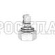 Точка контроля давления M16x2 - DKOL(г) M52x2 - мет.колп.с цеп. (Mini Press)