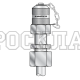 Точка контроля давления M16x2 - DKOS(ш) M20x1.5 - пласт.колп.  проходной (Mini Press)