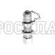 Точка контроля давления M16x2 - JIC(г) 1/2"-20 (мет.колп.с цеп.) (Mini Press)