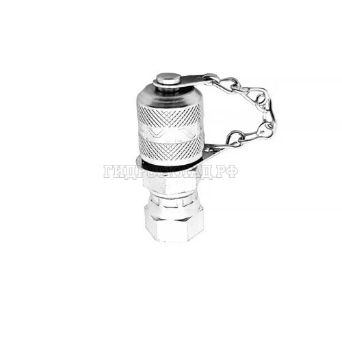 Точка контроля давления M16x2 - JIC(г) 9/16"-18  (мет.колп.с цеп.) (Mini Press)