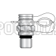 Точка контроля давления Plug-in - Metric(ш) M8x1 - O-Ring Type A (Mini Press)