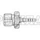 Фитинг ORFS(ш) 9/16"-18 Ду=3мм (0°) (Mini Press)