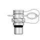 Точка контроля давления Plug-in - Metric(ш) M10x1 - O-Ring Type A (Mini Press)