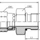 Адаптер  JIC(г) 1.1/16" - UNF(ш) 1.1/16" Form E (Vitillo SPA)