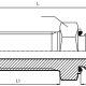 Адаптер JIC(ш) 7/16" - BSPP(ш) 1/4" проходной Form E (Vitillo SPA)