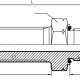 Адаптер JIC(ш) 1.5/16" - Metric(ш) 33X2 проходной Form E (Vitillo SPA)