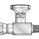 Кран манометра G 1/4"(г)-R 1/4"(ш) (Mini Press)