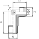 Адаптер 90° JIC(ш) 1.5/8" - NPT(ш) 1" L2=127 удлин. (Vitillo SPA)