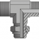 Адаптер тройник BSP(ш) 1/8" - BSP(ш) 1/8" - BSPP(ш) 1/8" o.r.+ контргайка (Vitillo SPA)