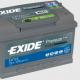 Аккумулятор автомобильный Exide Premium 12в  72а/ч обратная полярность (Exide)